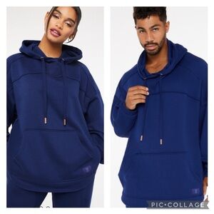 Savage Fenty Xssential Oversized Hoodie Royal Boss Blue Unisex Size XS